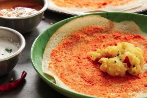 Ghee podi masala dosa