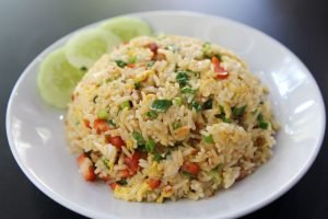 Veg manchurian fried rice 